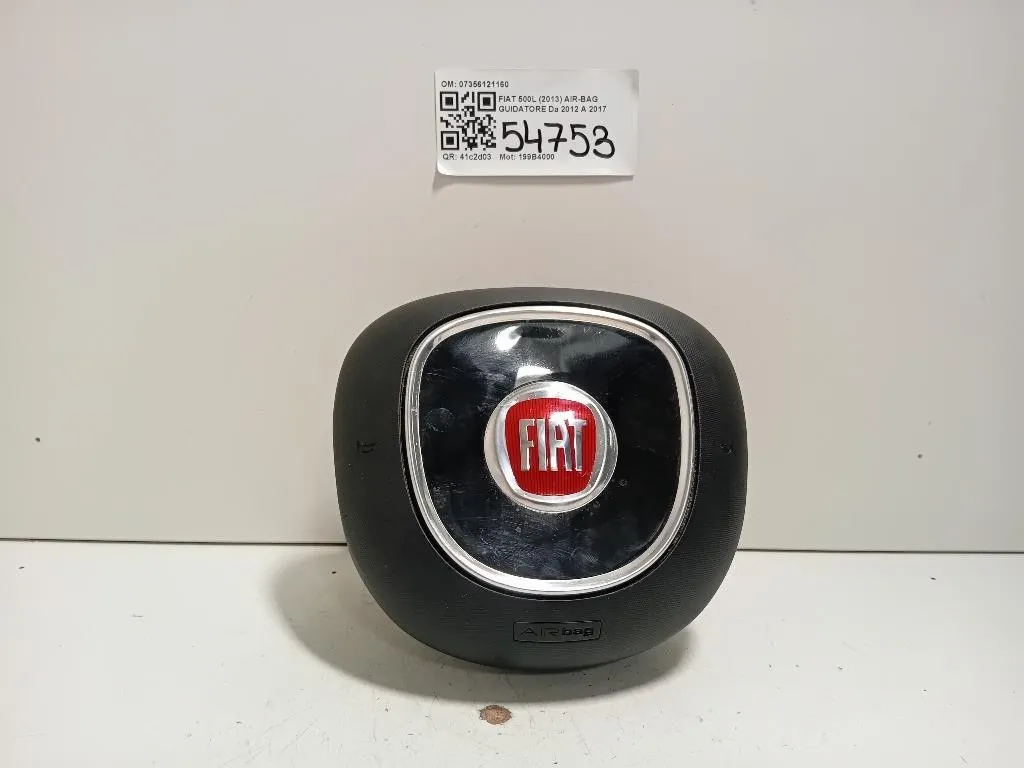 Air-bag Guidatore 07356121160 Fiat 500L 2013