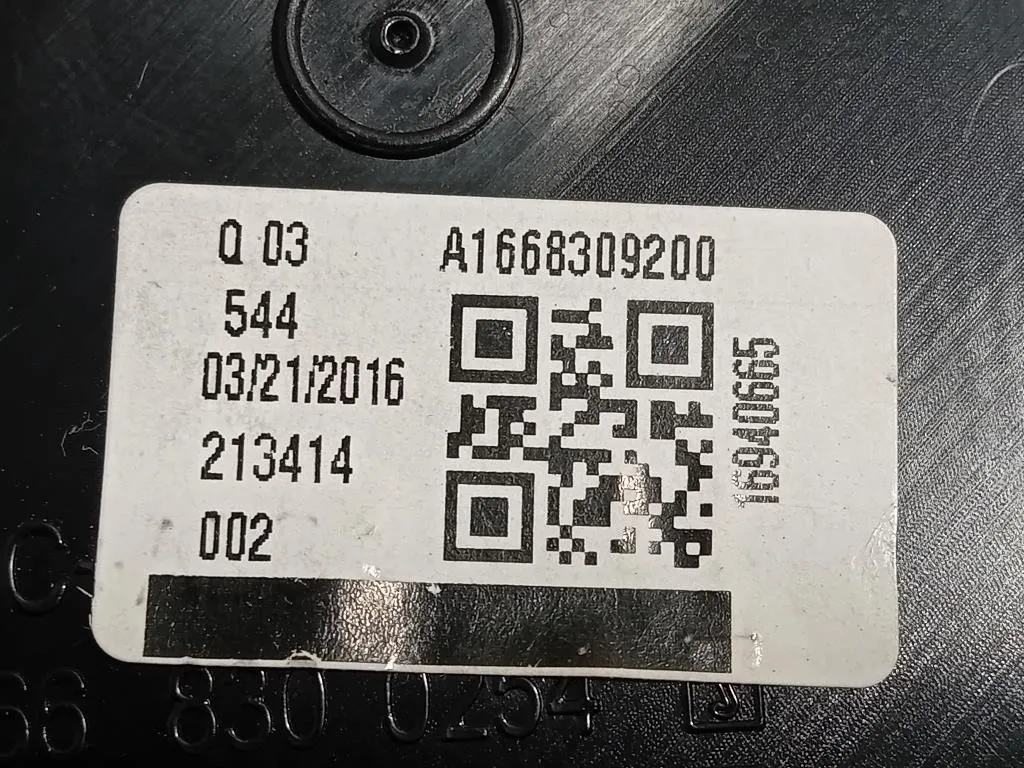 Griglia Condotto ARIA Cruscotto ANT DX A1668309200 Mercedes Classe GLE W166 2015