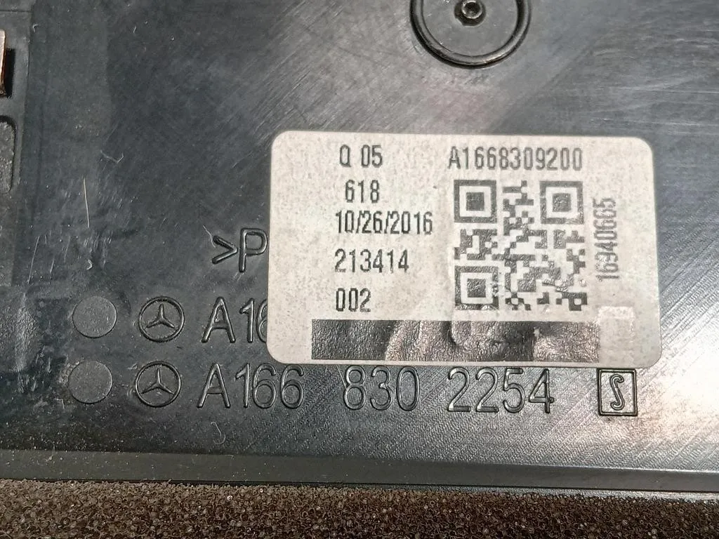 Griglia Condotto ARIA Cruscotto ANT DX A1668309100 Mercedes Classe GLE W166 2015