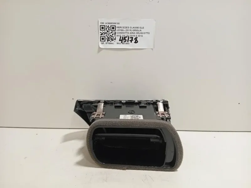 Griglia Condotto ARIA Cruscotto ANT DX A1668309100 Mercedes Classe GLE W166 2015