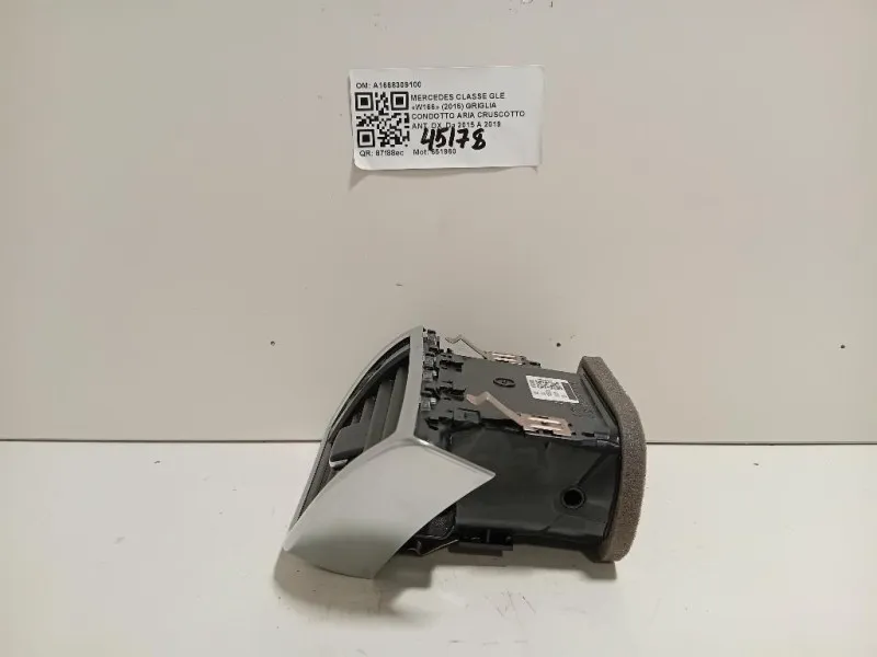 Griglia Condotto ARIA Cruscotto ANT DX A1668309100 Mercedes Classe GLE W166 2015