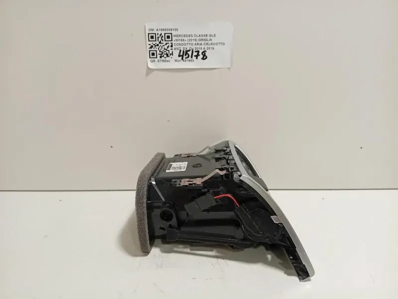 Griglia Condotto ARIA Cruscotto ANT DX A1668309100 Mercedes Classe GLE W166 2015