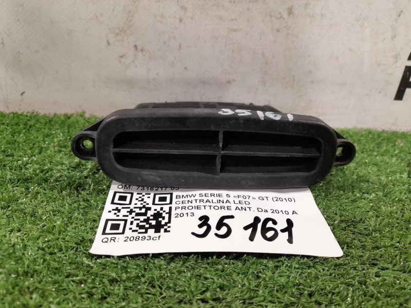 Centralina LED Proiettore ANT 7316217 03 Bmw Serie 5 F07 GT 2010