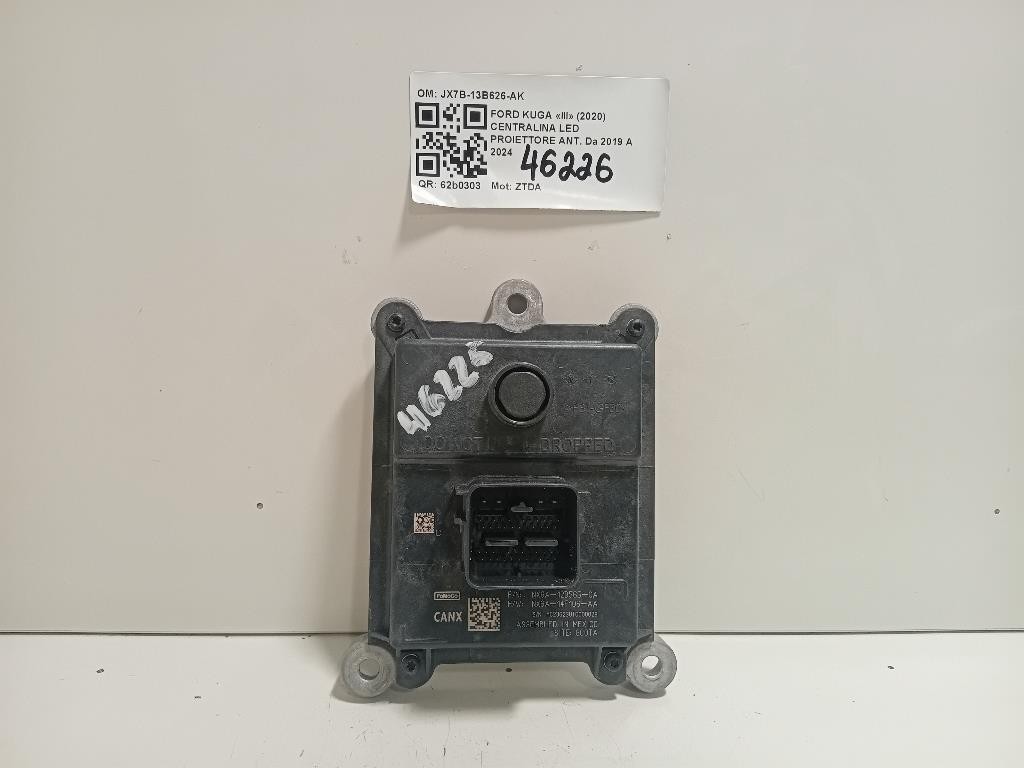 Centralina LED Proiettore ANT JX7B-13B626-AK Ford KUGA III 2020