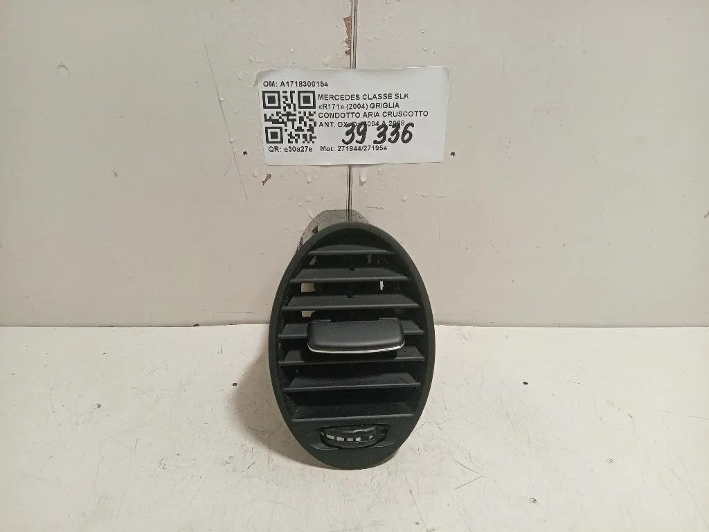 Griglia Condotto ARIA Cruscotto ANT DX A1718300154 Mercedes Classe SLK R171 2004