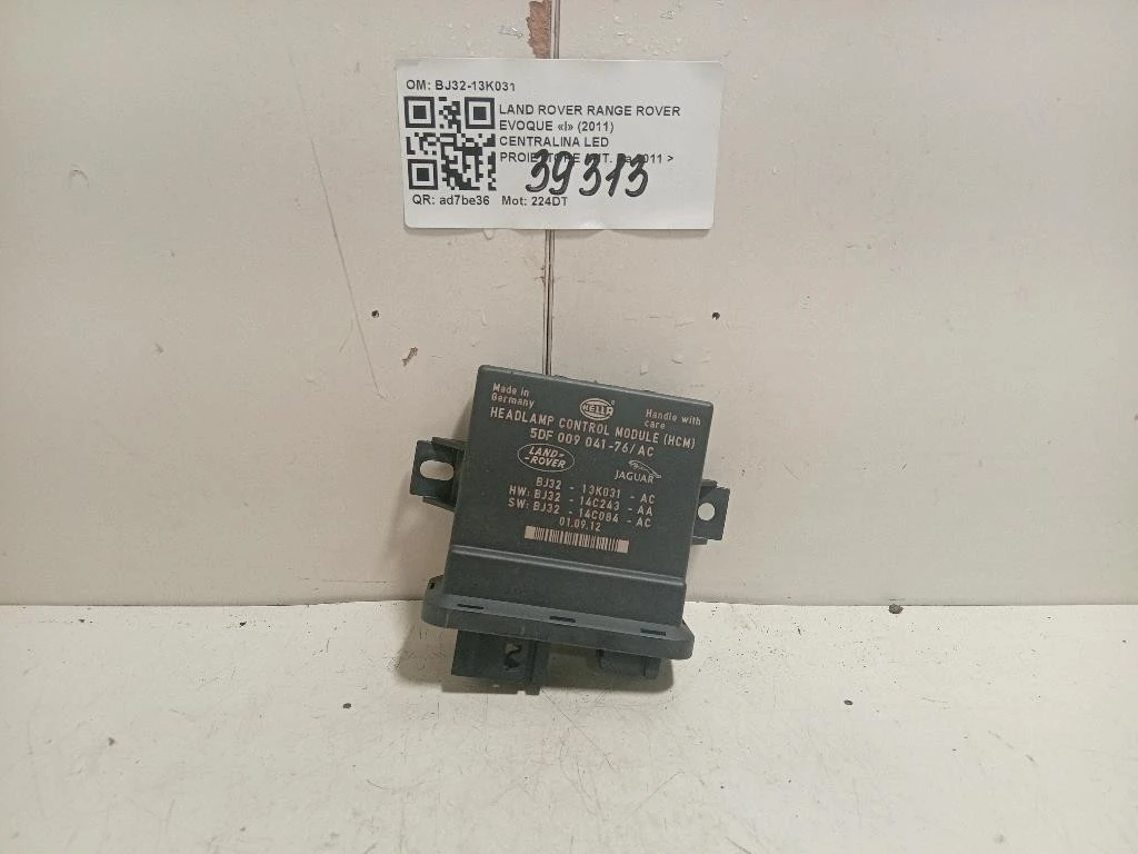 Centralina LED Proiettore ANT BJ32-13K031 Land Rover Range Rover Evoque I 2011