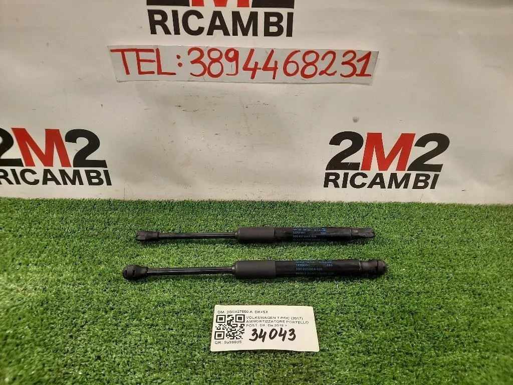 Ammortizzatore Portello POST DX 2GC827550A DX+SX Volkswagen T-roc 2017