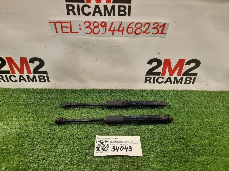 Ammortizzatore Portello POST DX 2GC827550A DX+SX Volkswagen T-roc 2017