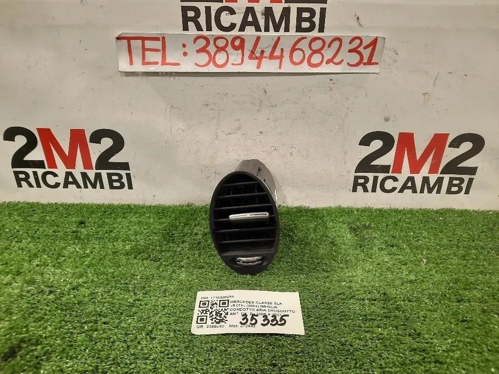 Griglia Condotto ARIA Cruscotto ANT DX 1718300254 Mercedes Classe SLK R171 2004