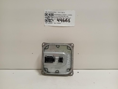 Centralina LED Proiettore ANT A2228700789 Mercedes Classe C W205 2014