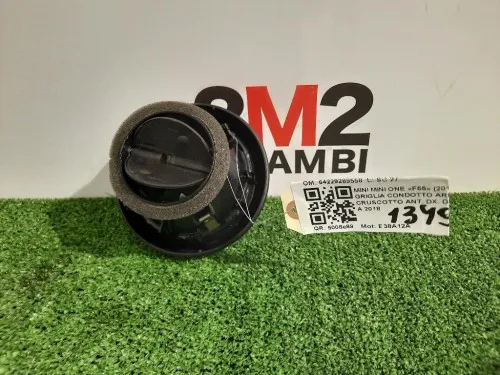 Griglia Condotto ARIA Cruscotto ANT DX 64229289558 Mini MINI ONE F55 2014