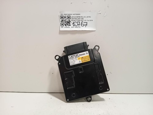 Centralina LED Proiettore ANT DX 8990748030 1437000051 Lexus Serie RX IV 2016