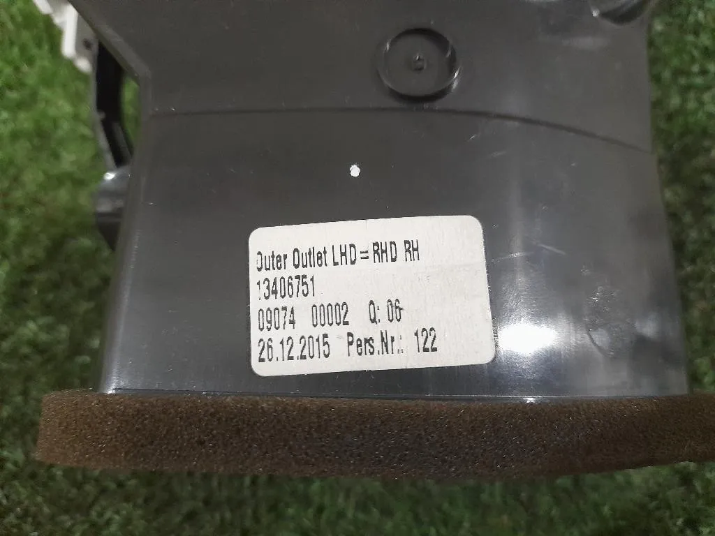 Griglia Condotto ARIA Cruscotto ANT DX 13406751 Opel Astra K SW 2016