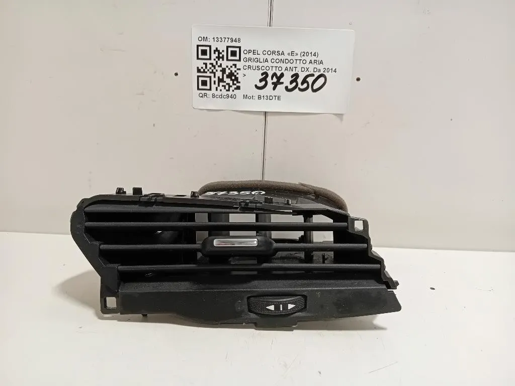Griglia Condotto ARIA Cruscotto ANT DX 13377948 Opel Corsa E 2014