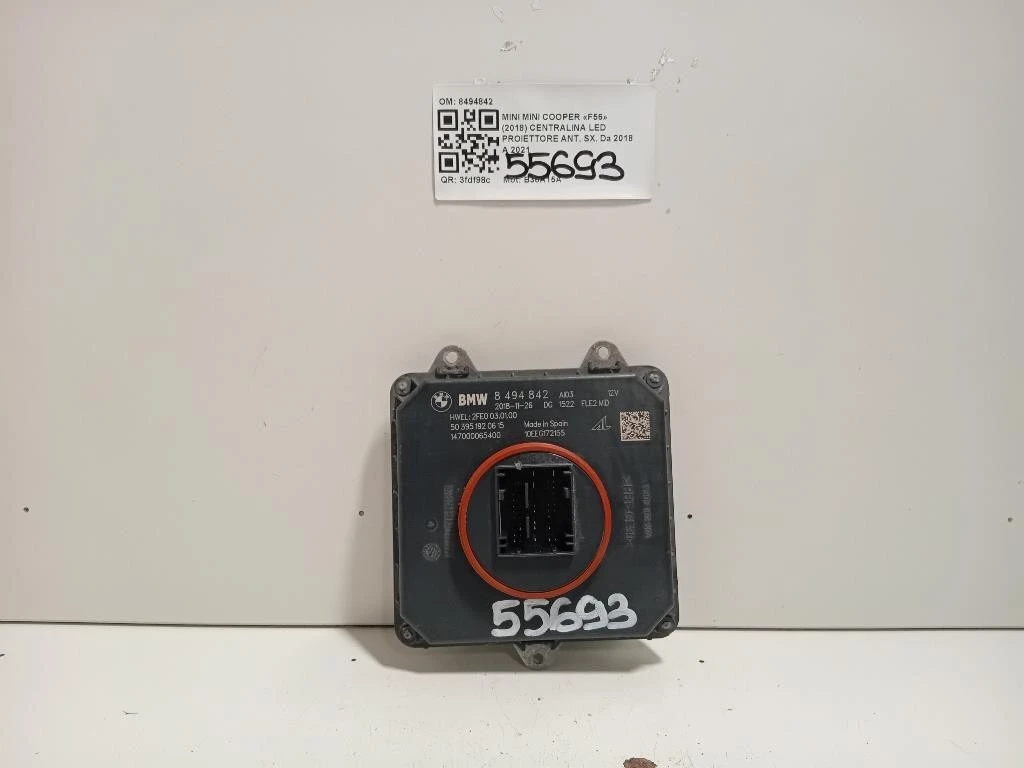 Centralina LED Proiettore ANT SX 8494842 Mini MINI Cooper F56 2018