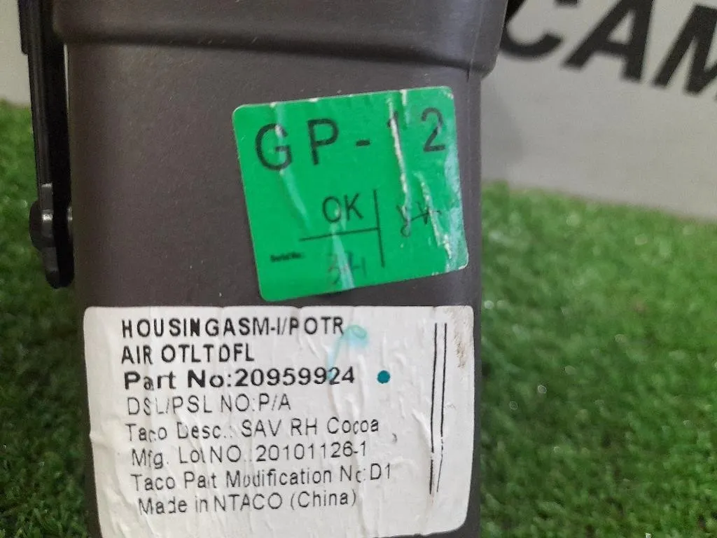 Griglia Condotto ARIA Cruscotto ANT DX 20959924 Opel Insignia A 2009