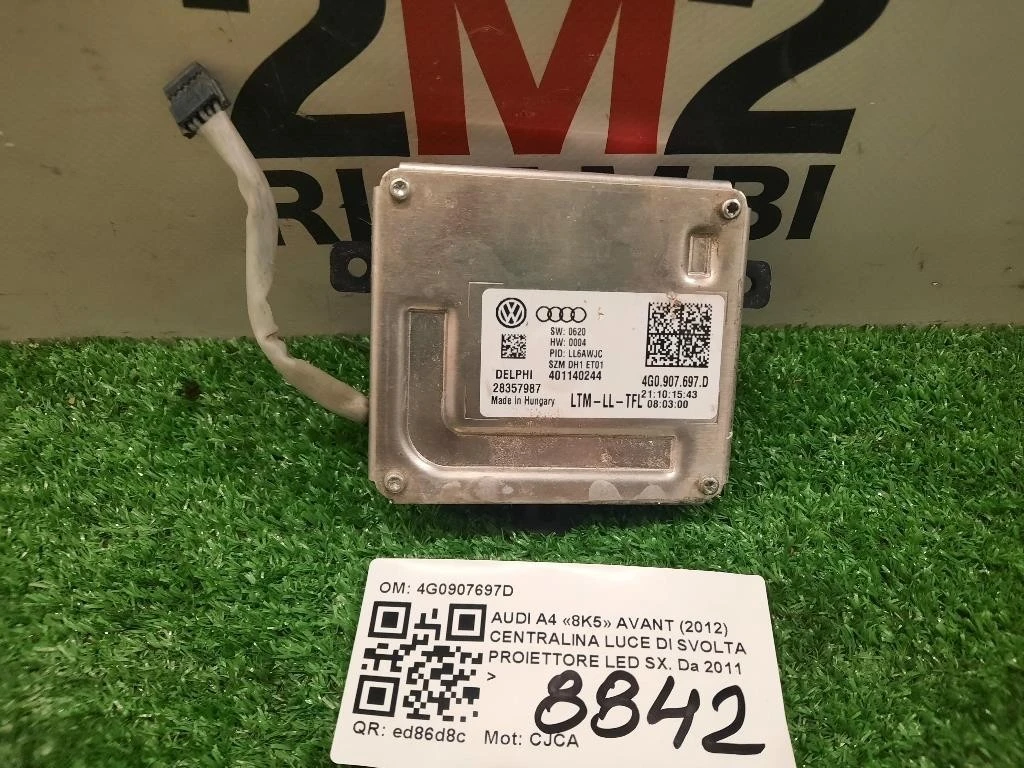 Centralina LUCE DI Svolta Proiettore LED SX 4G0907697D Audi A4 8K5 Avant 2012