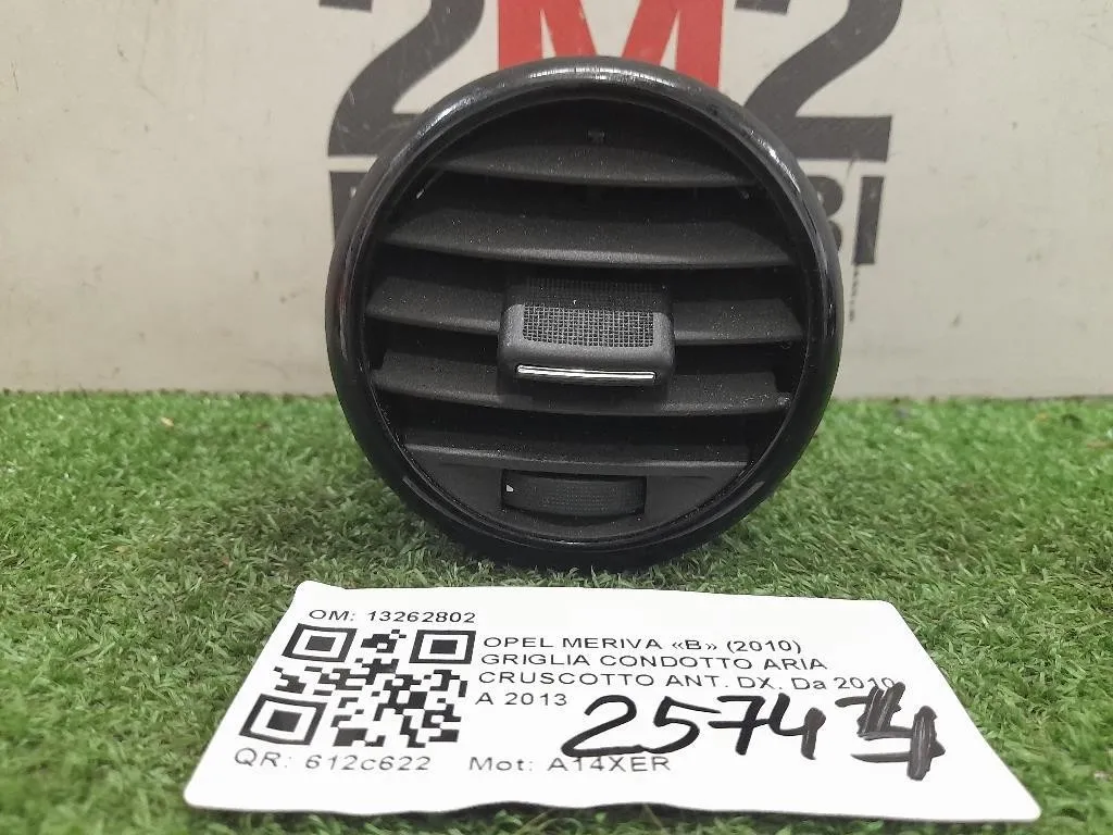 Griglia Condotto ARIA Cruscotto ANT DX 13262802 Opel Meriva B 2010