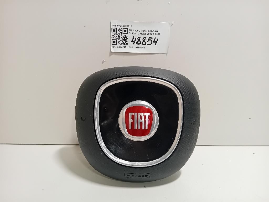 Air-bag Guidatore 07355786510 Fiat 500L 2013