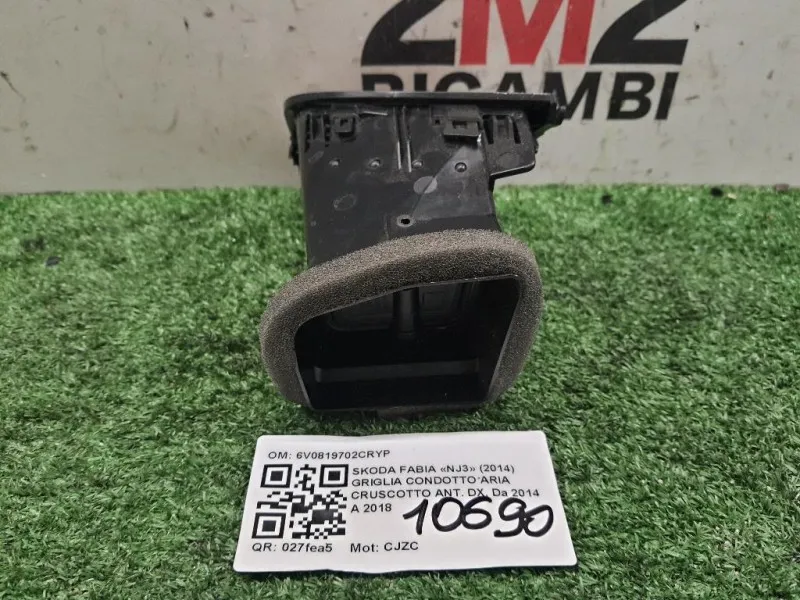Griglia Condotto ARIA Cruscotto ANT DX 6V0819702CRYP Skoda Fabia NJ3 2014