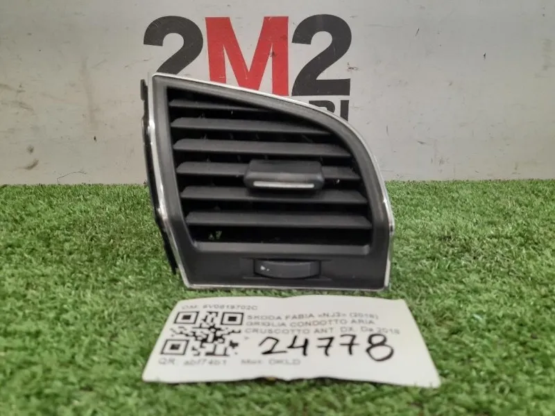 Griglia Condotto ARIA Cruscotto ANT DX 6V0819702C Skoda Fabia NJ3 2018