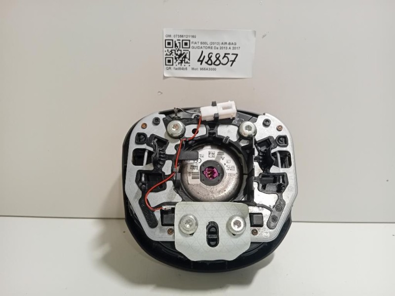 Air-bag Guidatore 07356121160 Fiat 500L 2013