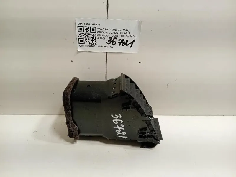 Griglia Condotto ARIA Cruscotto ANT DX 55061-47010 Toyota Prius I 2004