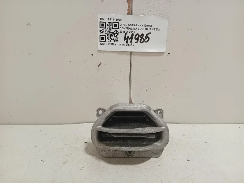 Centralina LUCI Diurne 165111603R Opel Astra K 2016