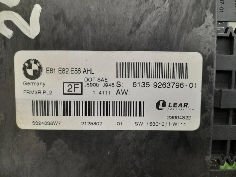 Centralina LUCI Interne 61359263796 Bmw Serie 1 E81 Berlina 2005