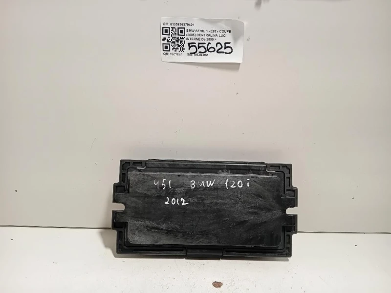 Centralina LUCI Interne 6135926379401 Bmw Serie 1 E82 Coupe 2005