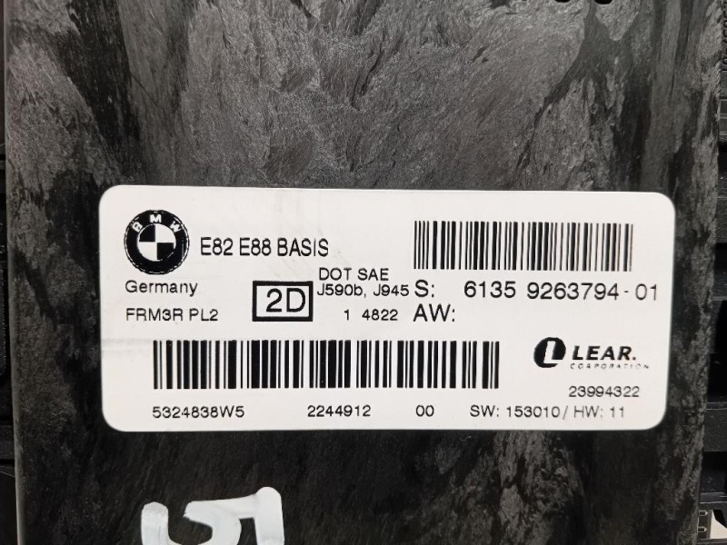 Centralina LUCI Interne 6135926379401 Bmw Serie 1 E82 Coupe 2005