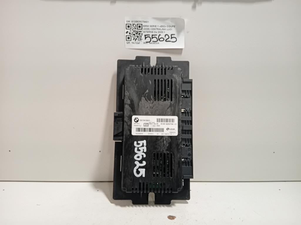 Centralina LUCI Interne 6135926379401 Bmw Serie 1 E82 Coupe 2005
