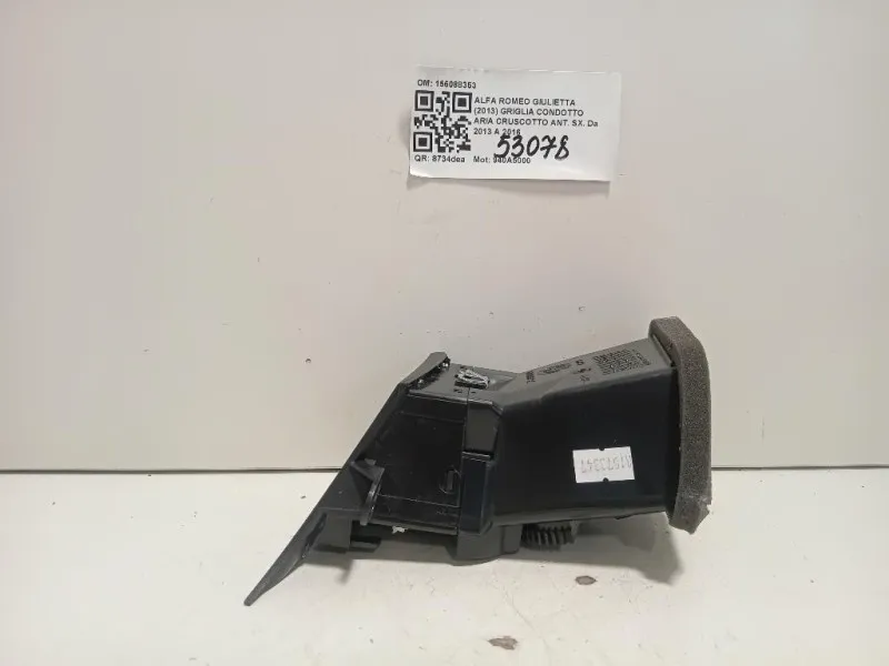 Griglia Condotto ARIA Cruscotto ANT SX 156088353 Alfa Romeo Giulietta 2013