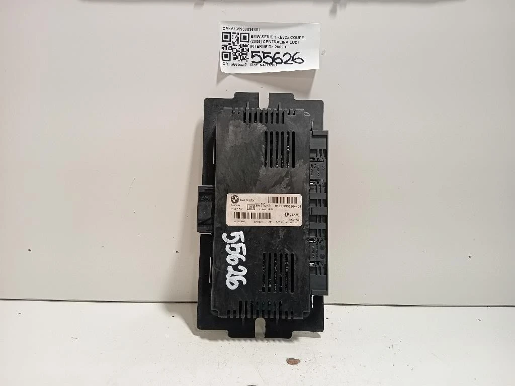 Centralina LUCI Interne 6135930836401 Bmw Serie 1 E82 Coupe 2005