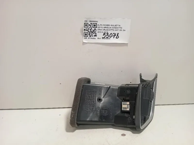 Griglia Condotto ARIA Cruscotto ANT SX 156088353 Alfa Romeo Giulietta 2013