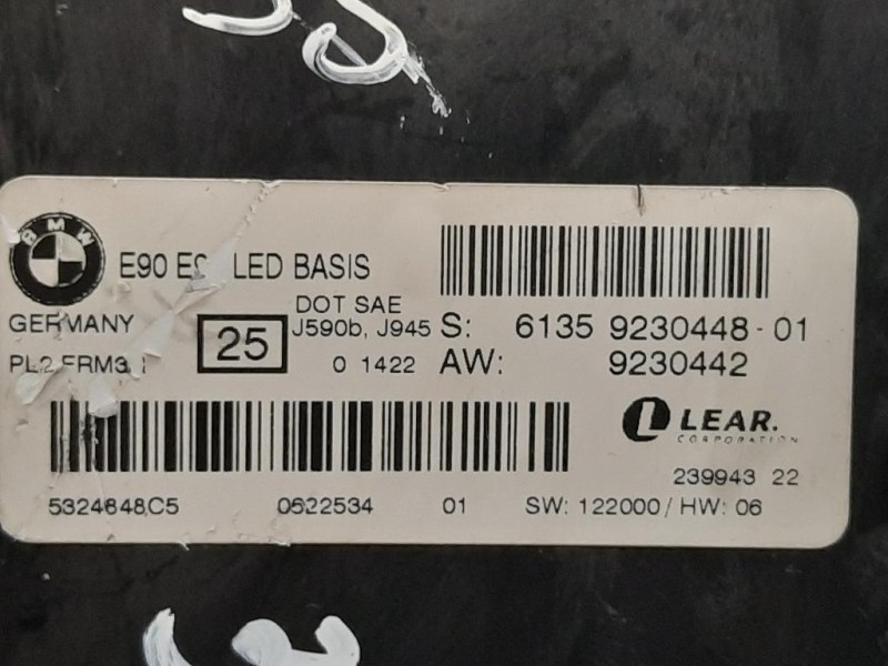 Centralina LUCI Interne 61359251487 Bmw Serie 1 E82 Coupe 2005