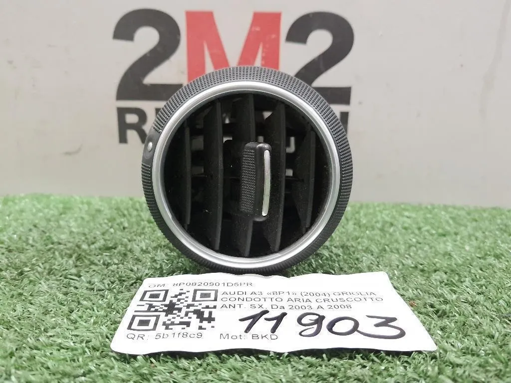 Griglia Condotto ARIA Cruscotto ANT SX 8P0820901D5PR Audi A3 8P1 2004