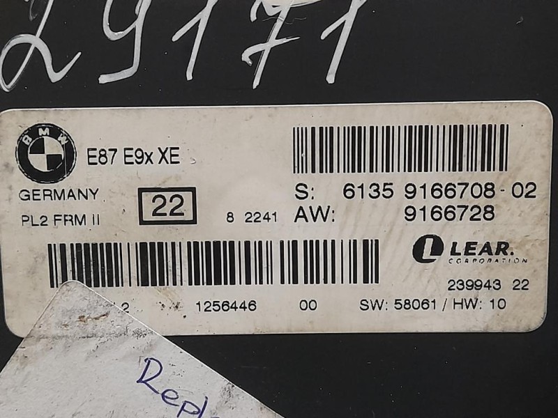 Centralina LUCI Interne 61359166728 Bmw Serie 1 E87 Berlina 2005