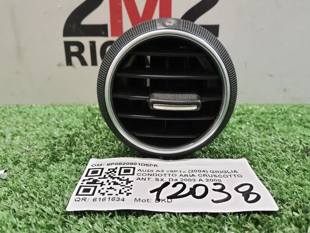 Griglia Condotto ARIA Cruscotto ANT SX 8P0820901D5PR Audi A3 8P1 2004