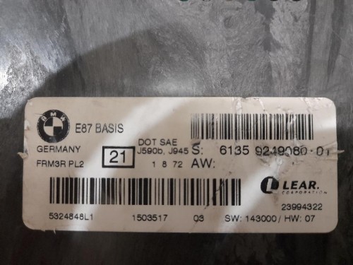 Griglia Condotto ARIA Cruscotto ANT SX 8P0820901F Audi A3 8P1 2008