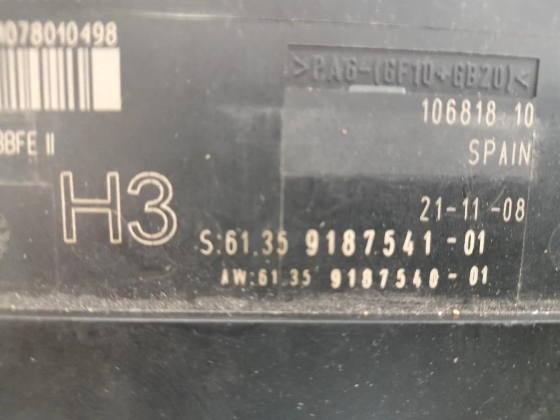 Centralina LUCI Interne 61359187541 Bmw Serie 1 E87 Berlina 2005