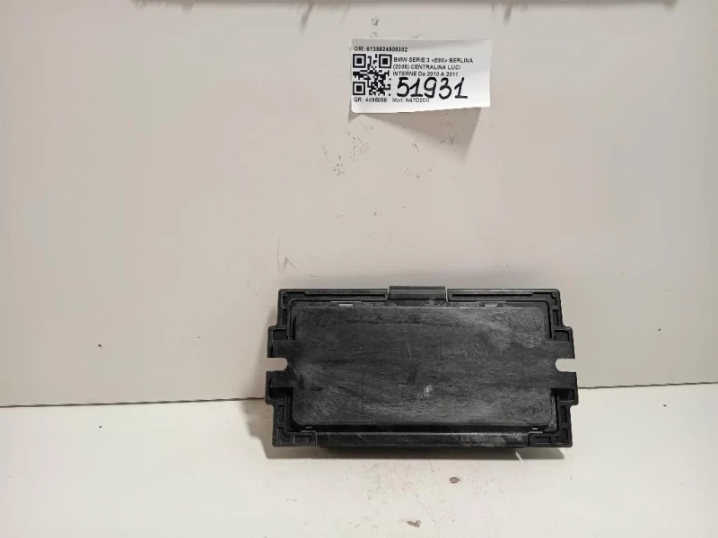 Centralina LUCI Interne 6135924908302 Bmw Serie 3 E90 Berlina 2005