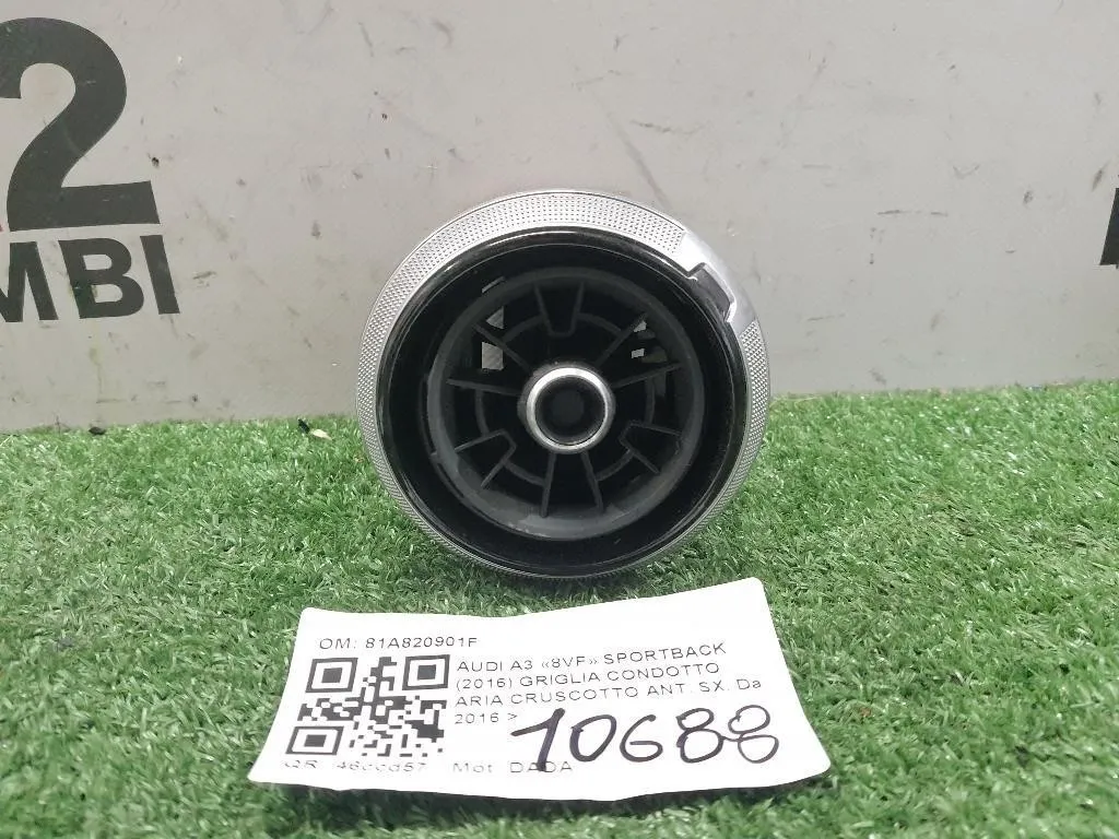 Griglia Condotto ARIA Cruscotto ANT SX 81A820901F Audi A3 8VF Sportback 2016
