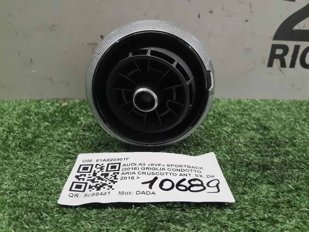 Griglia Condotto ARIA Cruscotto ANT SX 81A820901F Audi A3 8VF Sportback 2016