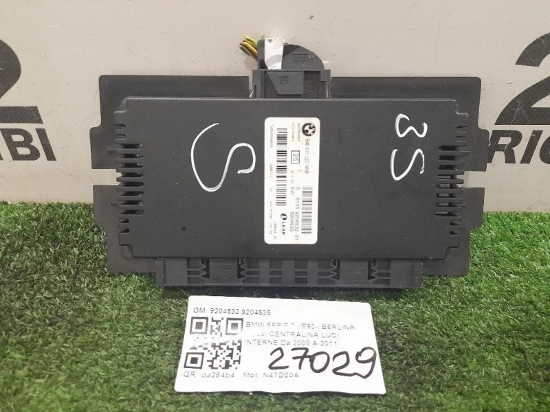 Centralina LUCI Interne 9204532 9204535 Bmw Serie 3 E90 Berlina 2005