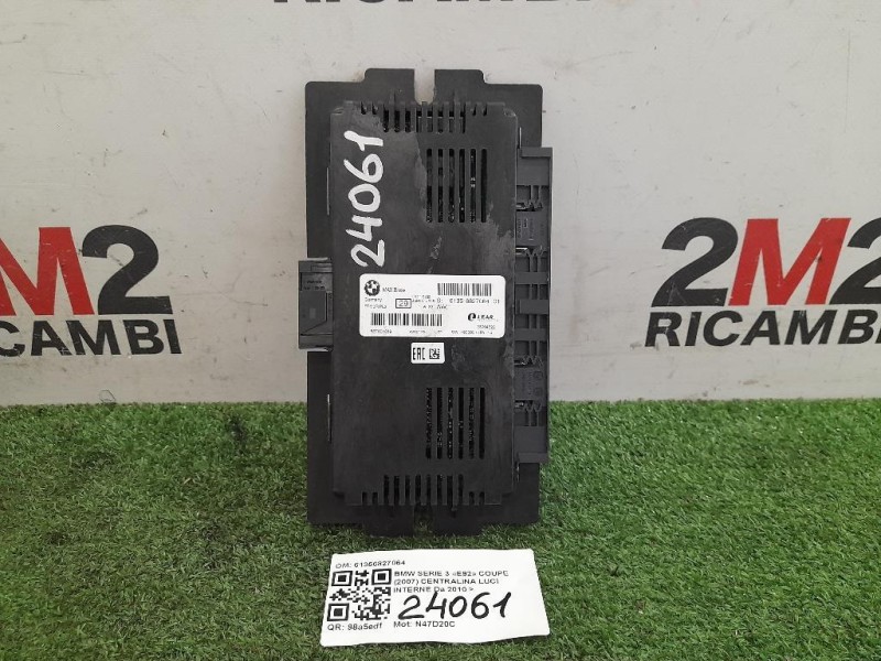 Centralina LUCI Interne 61356827064 Bmw Serie 3 E92 Coupe 2007