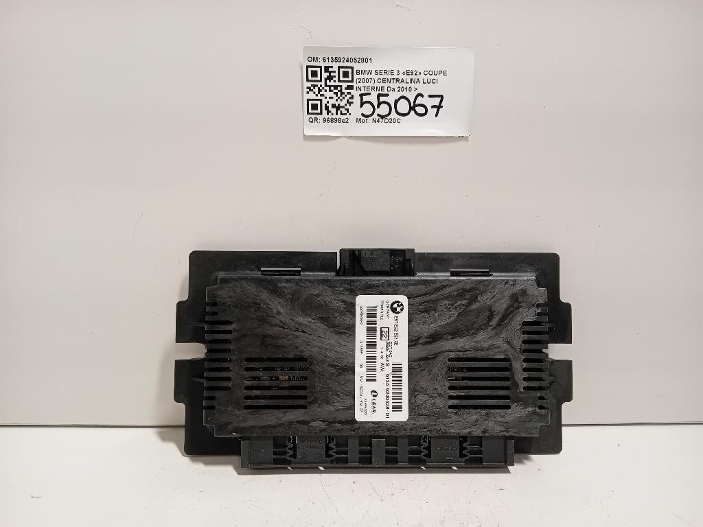 Centralina LUCI Interne 6135924052801 Bmw Serie 3 E92 Coupe 2007