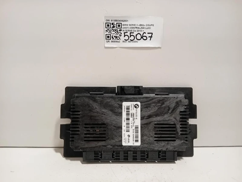 Centralina LUCI Interne 6135924052801 Bmw Serie 3 E92 Coupe 2007