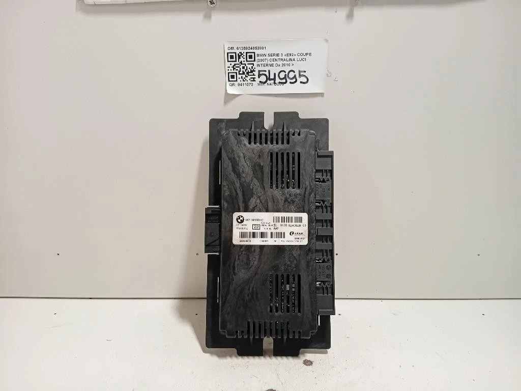 Centralina LUCI Interne 6135924052801 Bmw Serie 3 E92 Coupe 2007