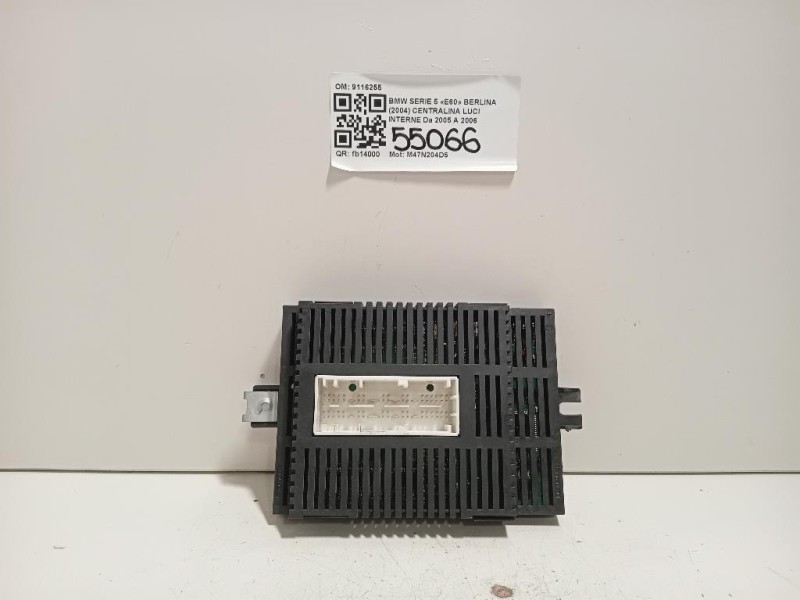 Centralina LUCI Interne 9116255 Bmw Serie 5 E60 Berlina 2004